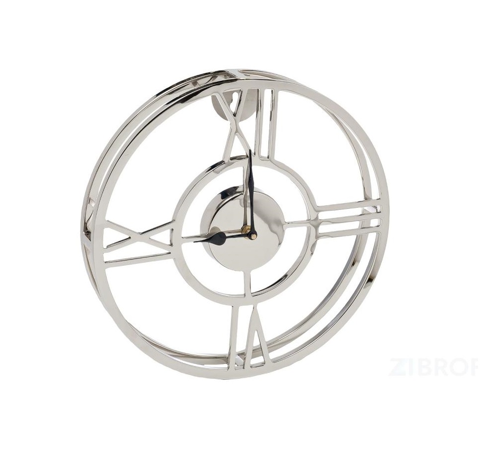 Часы настенные круглые цвет хром D50см 94PR-22153 GARDA DECOR