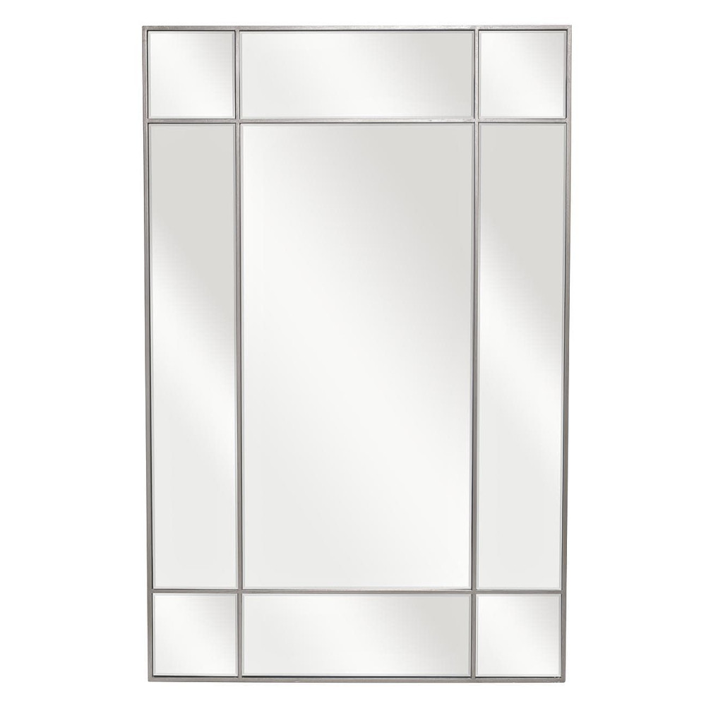 Зеркало в металлич. раме цвет хром 90*140 см KFG048, GARDA DECOR.