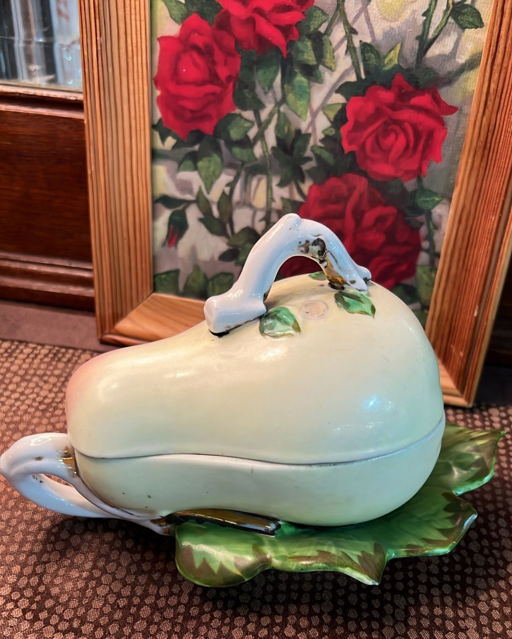 Старинная масленка «Груша» М.С. Кузнецова