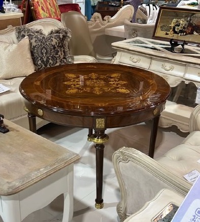 Стол антикварный с инкрустацией 19 век, Франция
