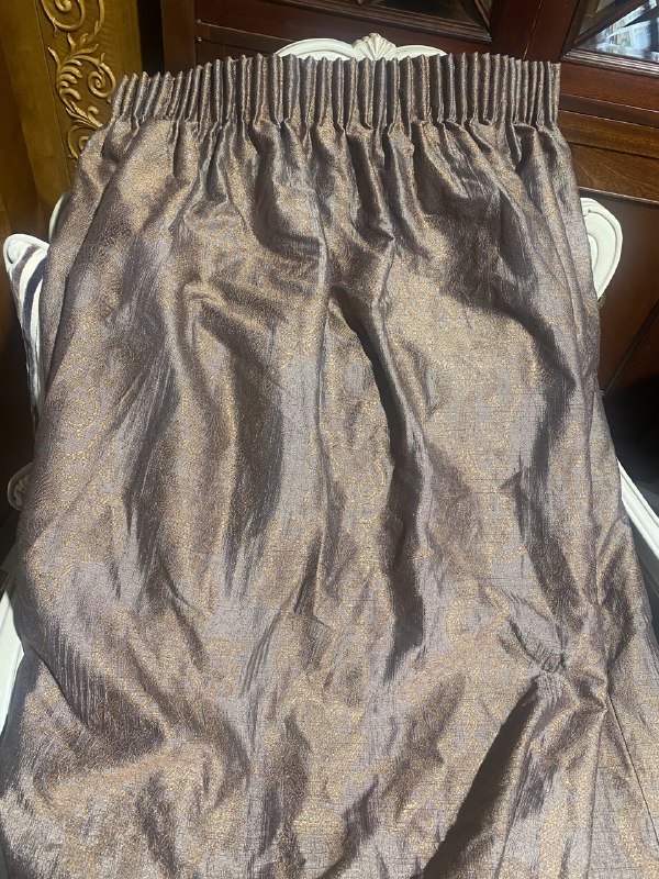 Шторы готовые блэкаут на подкладке, 130/260*358 см, Италия.