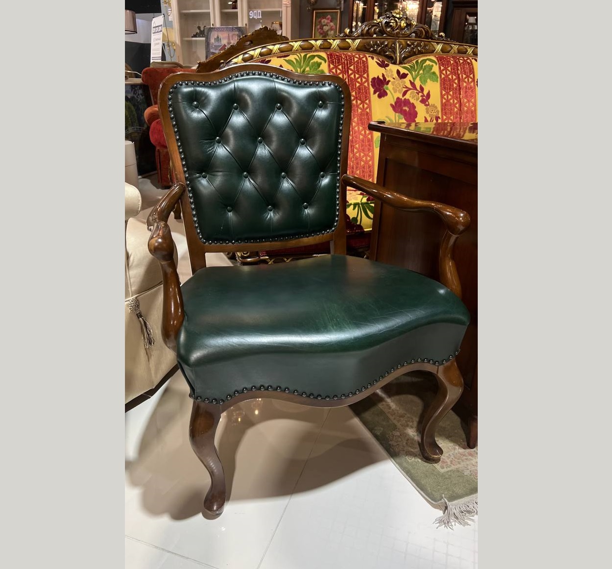 Кресло кожаное Baroque